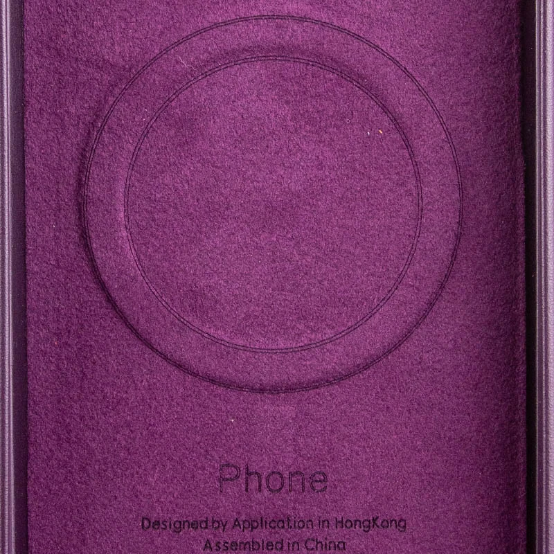 Шкіряний чохол Silicone Case Soft з MagSafe на Apple iPhone 13 Pro Max (6.7") – Dark Cherry. Фото 5 з 9