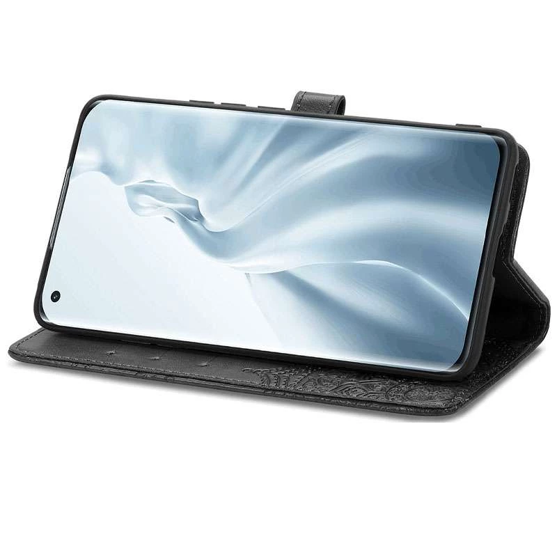 Шкіряний чохол-книжка Art Case з візитницею для Xiaomi Mi 11 Lite – Чорний. Фото 5 з 7