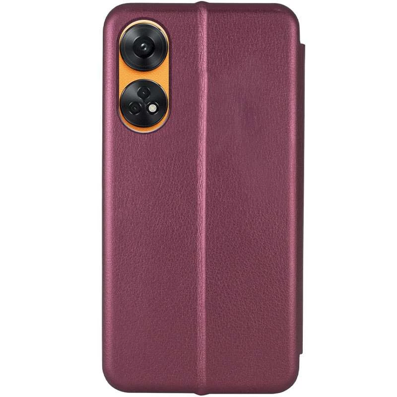 Чехол-книжка классический для Oppo Reno 8T 4G – Бордовый. Фото 2 из 3
