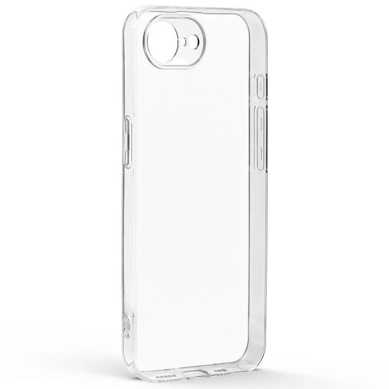 Ультратонкий силіконовий чохол 1,5 мм з захистом камери на Apple iPhone 17e (6.1") – Безбарвний (прозорий). Фото 2 з 2