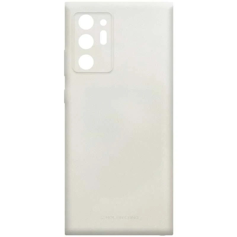 

Силиконовый чехол Molan Cano Smooth для Samsung Galaxy Note 20 Ultra (Серый), Сірий