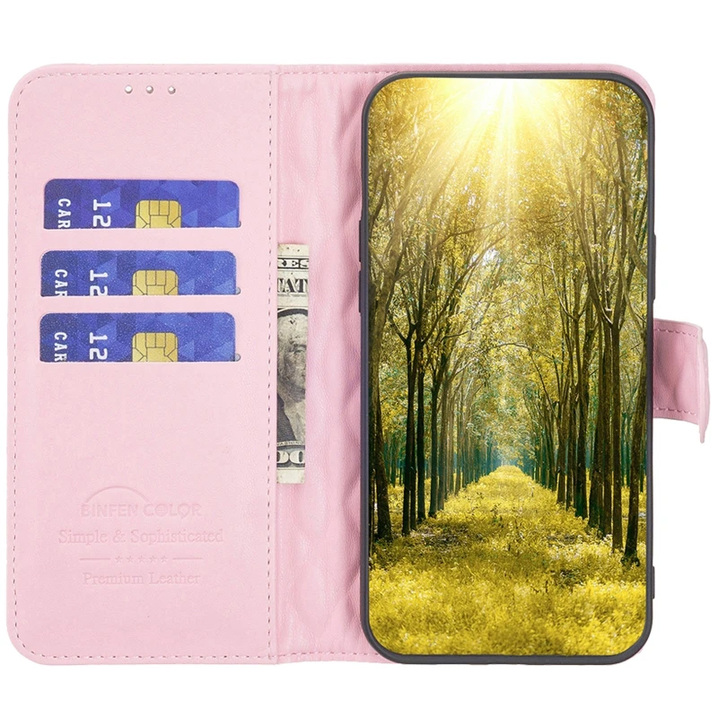 Шкіряний чохол-книжка Sweet Line для Xiaomi Redmi Note 15 Pro+ 5G – Pink. Фото 4 з 4
