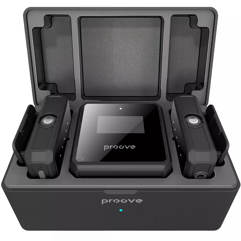 Петличний бездротовий мікрофон Proove Forum – Black. Фото 3 з 7