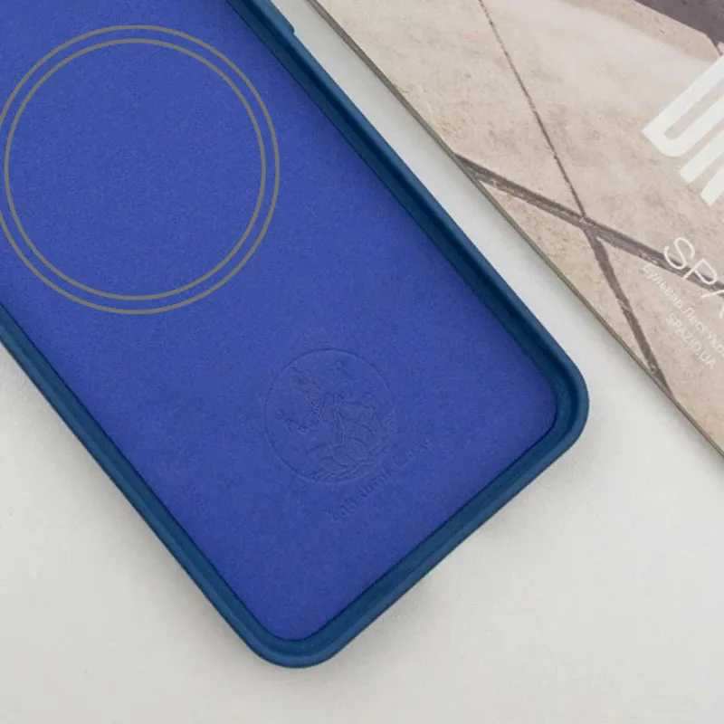 Чехол Silicone Cover Lakshmi (AA) with Magnetic Fit для Google Pixel 10 – Синий / Navy blue. Фото 2 из 3
