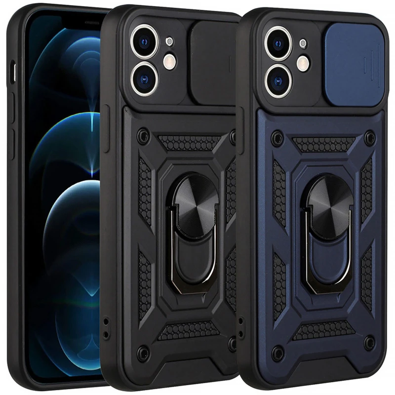 Ударопрочный чехол Ummi Camshield Serge Ring (in box) для Apple iPhone 11 (6.1") фото 1 из 2