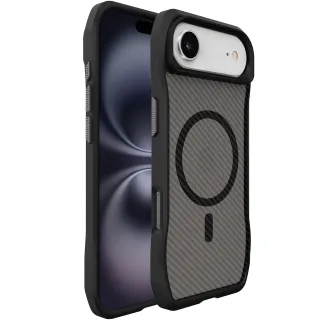 Чехол TPU Space Octagon with Magnetic Fit для Apple iPhone 17 Air (6.5") — Carbon Black