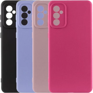 Цветной силиконовый чехол GETMAN с закрытой камерой на Samsung Galaxy A55