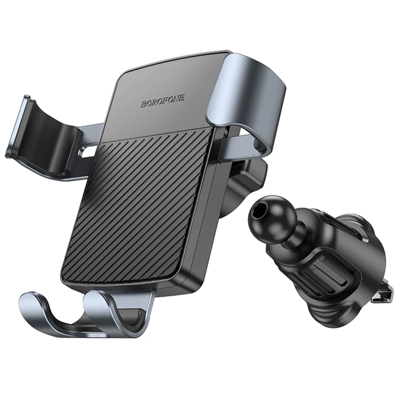 Автотримач Borofone BH118 Refined – Black / Metal gray. Фото 4 з 6