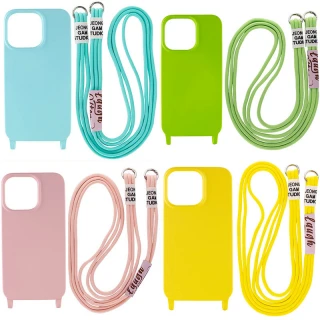 Чехол Cord case c цветным ремешком для Apple iPhone 13 Pro (6.1") фото 1 Чехол Cord case c цветным ремешком для Apple iPhone 13 Pro (6.1") фото 1 из 1