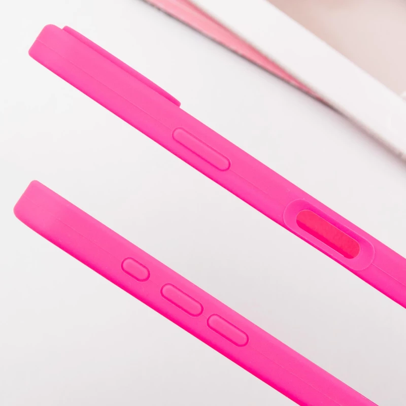 Чохол Silicone Case з закритим низом на Apple iPhone 16 Plus – Рожевий / Barbie pink. Фото 4 з 7