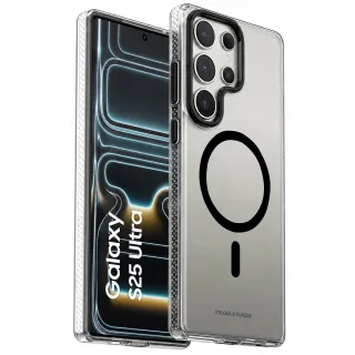 Чехол TPU+PC Puloka Resplendent with Magnetic Fit для Samsung Galaxy S25 Ultra — Black