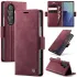 Шкіряний чохол-книжка CaseMe Velvet Matte для Samsung Galaxy Z Fold7 – Red. Фото 4 з 4