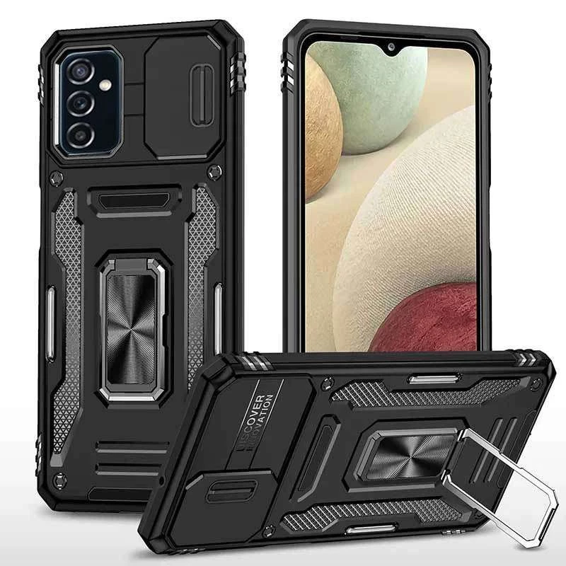 Ударопрочный чехол Square Ring c шторкой на камеру для Samsung Galaxy M13 4G – Черный / Black. Фото 1 Ударопрочный чехол Square Ring c шторкой на камеру для Samsung Galaxy M13 4G – Черный / Black. Фото 1 из 6