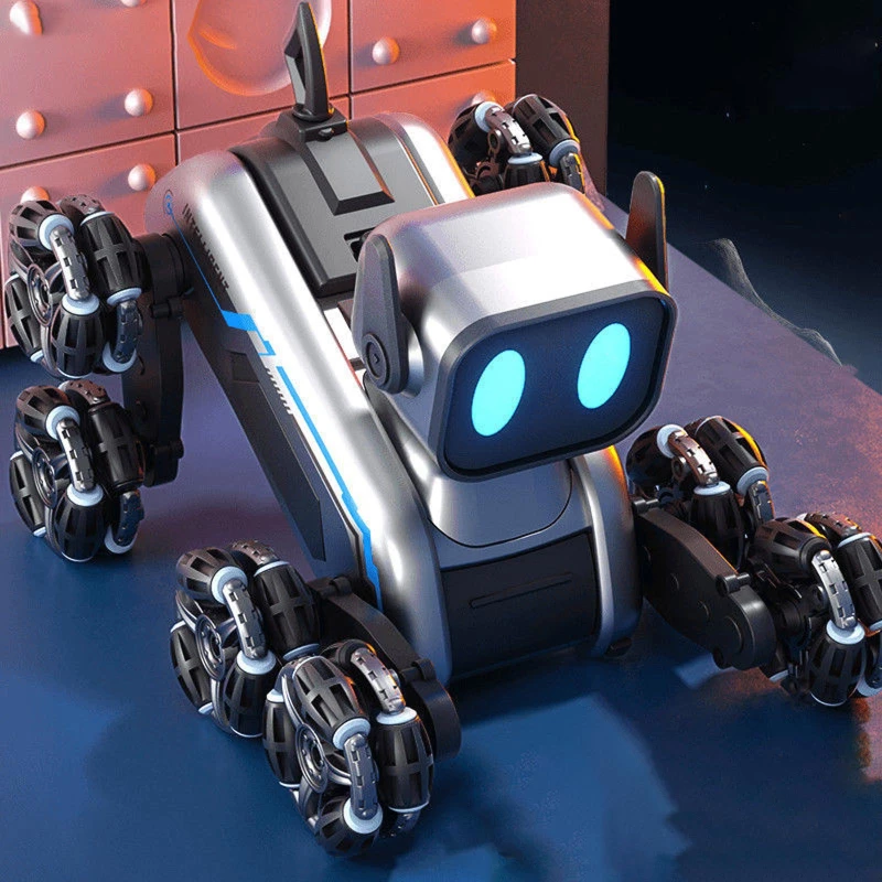 Інтерактивна іграшка Собака-Робот SHT 2950-1 (2 charger battery) – silver. Фото 4 з 6