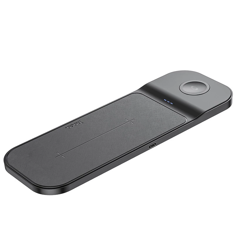 БЗУ Hoco CQ6 Power 3-in-1 wireless fast charger (for Samsung Watch) – Black. Фото 3 из 5