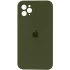 Чохол Silicone Case Square з захистом камери на Apple iPhone 11 Pro (5.8") – Зелений / Dark Olive. Фото 1 з 1