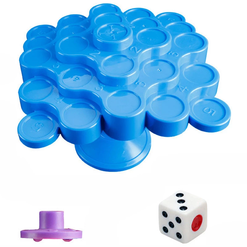 Настільна інтерактивна гра Ummi 707-30 Topple Tower Game – Blue. Фото 2 з 7