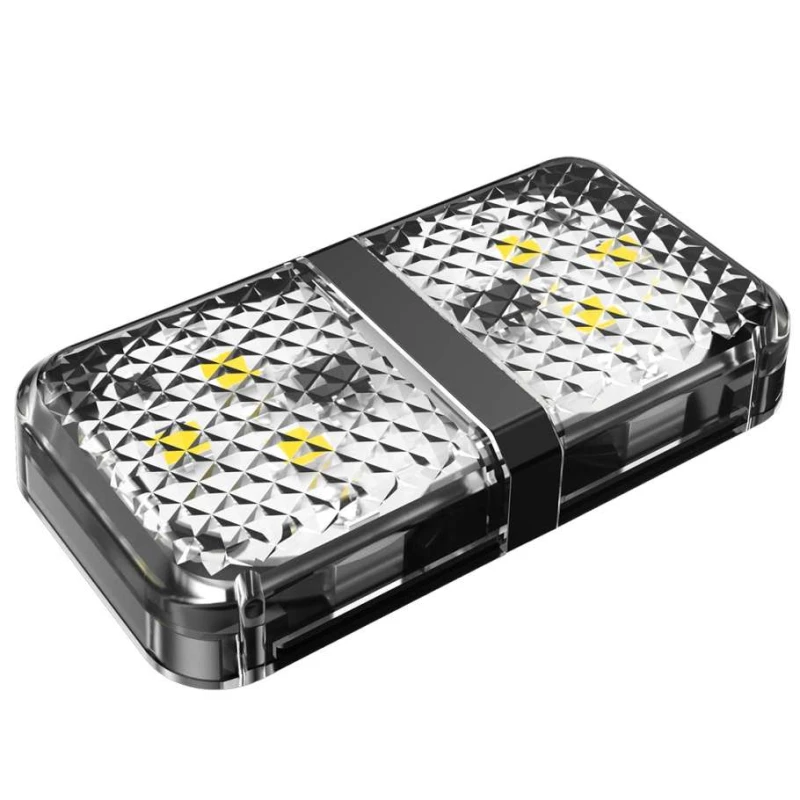 Автомобільна лампа Baseus Warning Light, дверна, (2 шт/уп) (CRFZD) – Чорний. Фото 3 з 6