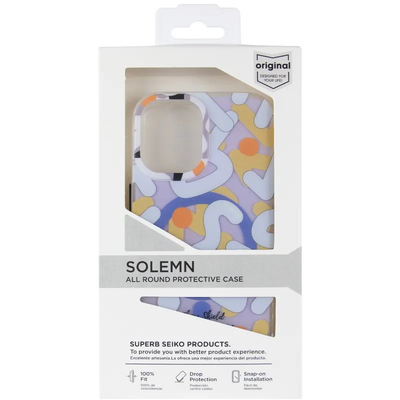 TPU чехол Pastel Chaos with MagSafe для Apple iPhone 17 (6.3") – White. Фото 7 из 7