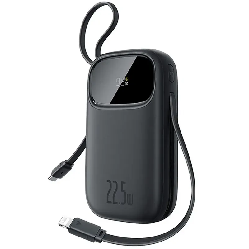 Портативное ЗУ Power Bank Baseus EnerFill FC31 PD22.5W with cables 10000 mAh (PPQD3) – Cosmic Black. Фото 1 из 2