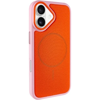 Чехол TPU TechWoven Hybrid with MagSafe для Apple iPhone 17 (6.3") фото 1 из 8