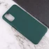 Кольоровий силіконовий чохол на Oppo A76 4G – Зелений / Forest green. Фото 3 з 4