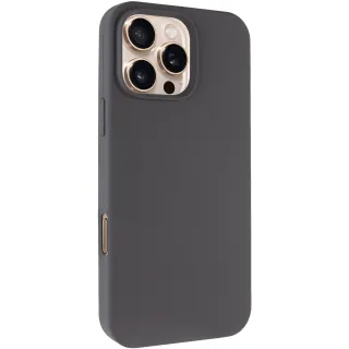 Чохол Silk Full Protective (AA) NO LOGO для Apple iPhone 16 Pro — Сірий / Dark Gray