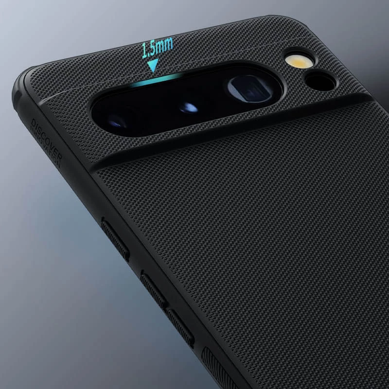 Пластиковая накладка Nillkin Pro для Google Pixel 8 Pro – Черный / Black. Фото 8 из 8