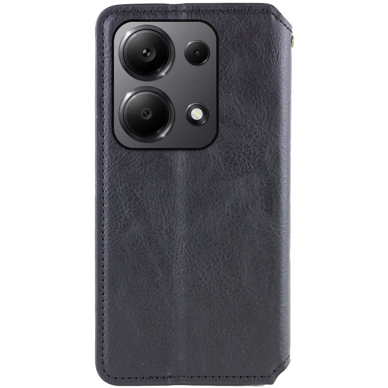 Чехол книжка GETMAN Cubic для Xiaomi 14 – Черный. Фото 3 из 8