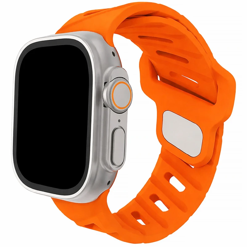Ремінець Urban для Apple Watch 42(ser.1-3)/44/45/46/49mm – Orange. Фото 6 з 6