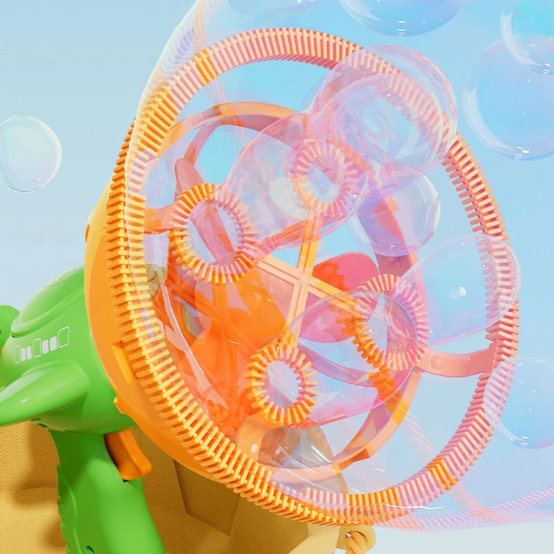 Пістолет для мильних бульбашок H035 Bubble Gun з пропелером 2in1+bottle 250ml – Green. Фото 3 з 3