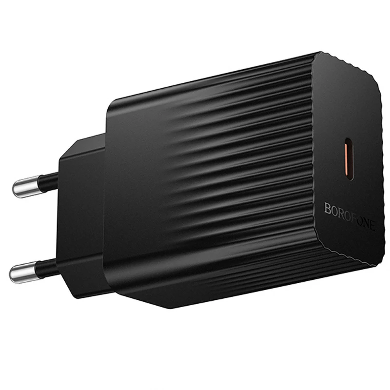 СЗУ Borofone BAS75A Source PD30W (1USB-C) – Black. Фото 4 из 4