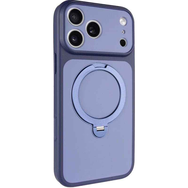 Чехол Ummi Full Camera with MagSafe HQ Ring для Apple iPhone 17 Pro (6.3") – Синий / Navy Blue. Фото 1 из 8