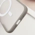 TPU+PC чохол Blueo Skin Friendly Frosted with MagSafe для Apple iPhone 16 Pro – Сірий / Grey. Фото 11 з 13