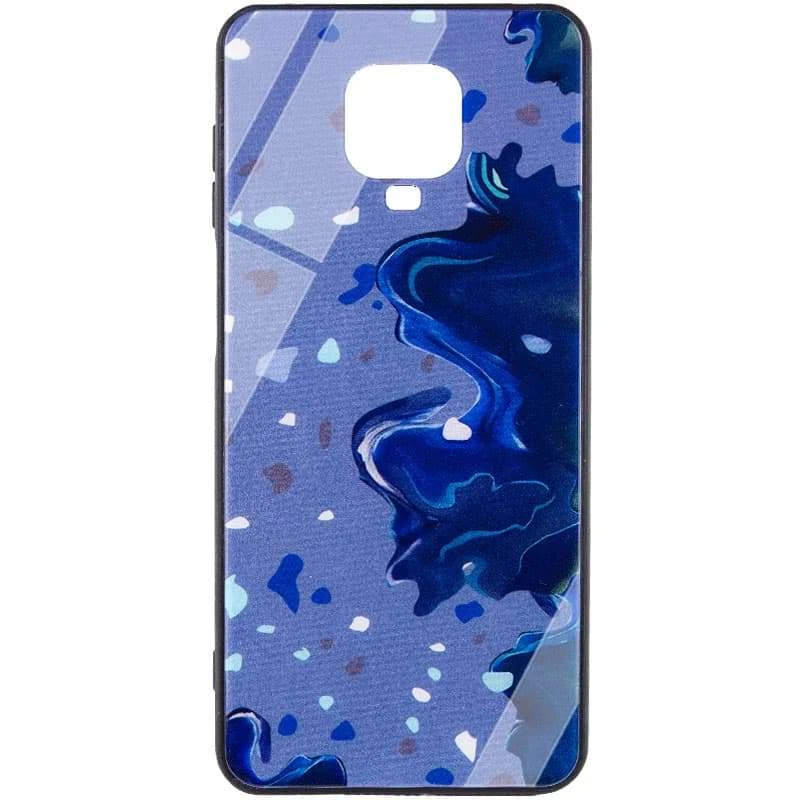 

Стеклянный чехол Diversity для Xiaomi Redmi Note 9s / Note 9 Pro / Note 9 Pro Max (Stains blue)