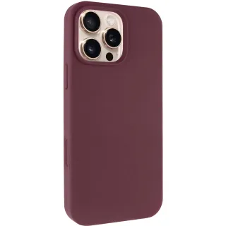 Чехол Silk Full Protective (AA) NO LOGO для Apple iPhone 16 Pro — Бордовый / Plum