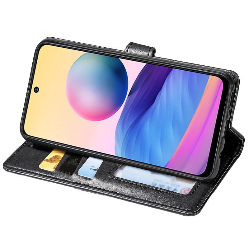 Чохол-книжка GETMAN галант на TECNO Spark 10C – Чорний. Фото 3 Чохол-книжка GETMAN галант на TECNO Spark 10C – Чорний. Фото 3 з 4