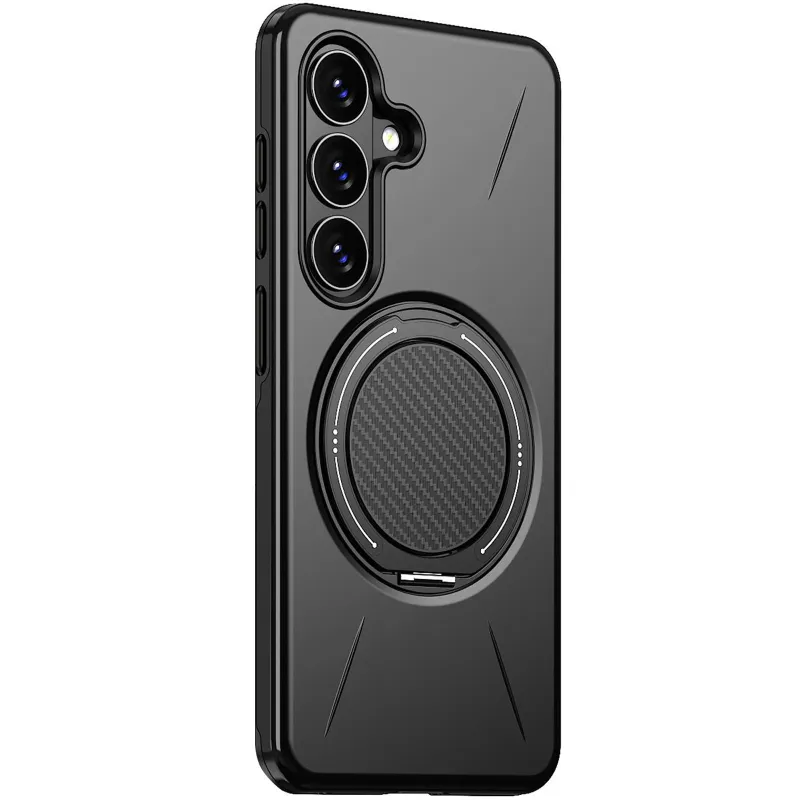TPU+PC чохол Kalebol Magnetic Case для Samsung Galaxy A56 5G – Black. Фото 1 з 3