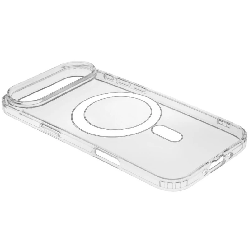 Прозрачный TPU чехол с MagSafe на Apple iPhone 17 Air (6.5") – Clear. Фото 8 из 11