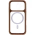 Чехол TPU GETMAN Moon Clear with MagSafe для Apple iPhone 16 Pro Max – Brown. Фото 4 из 6