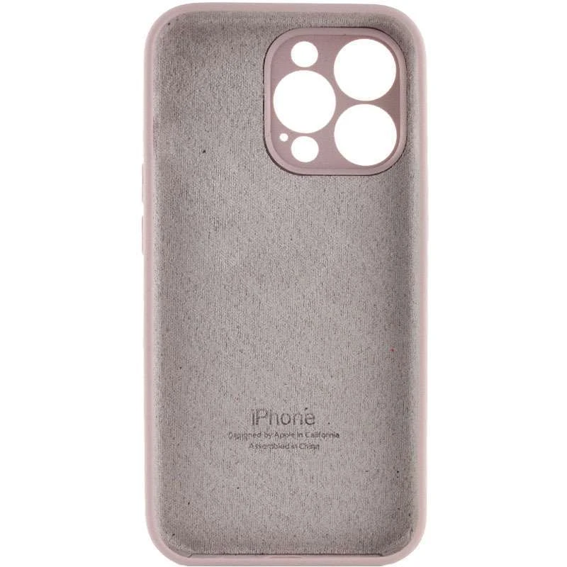 Чехол Silicone Case с защитой камеры для Apple iPhone 13 Pro (6.1") – Серый / Lavender. Фото 2 из 4