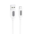 Дата кабель Borofone BX114 Structure USB to MicroUSB 2.4A (1m) – White. Фото 1 з 5