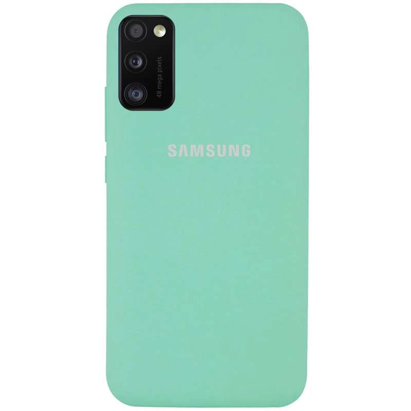 

Чохол Silicone Case з закритим низом на Samsung Galaxy A41 (Бірюзовий / Ocean blue)