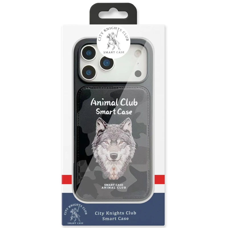 TPU+PC чохол Animal Club для Apple iPhone 16 Pro – Black. Фото 3 з 3