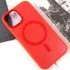 Силіконовий сапфіровий чохол з MagSafe на Apple iPhone 15 Plus (6.7") – Червоний / Red. Фото 10 Силіконовий сапфіровий чохол з MagSafe на Apple iPhone 15 Plus (6.7") – Червоний / Red. Фото 10 з 13