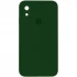 Чохол Silicone Case Square з захистом камери на Apple iPhone XR (6.1") – Зелений / Army green. Фото 1 з 1