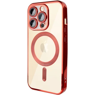 Хромовий TPU чохол з MagSafe на Apple iPhone 15 Pro (6.1") фото 1 з 6