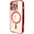 Хромовий TPU чохол з MagSafe на Apple iPhone 15 Pro (6.1") – Red. Фото 1 з 6
