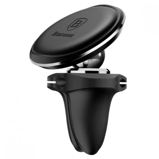 Автодержатель магнитный Baseus Magnetic Air Vent OS with cable clip (SUGX02000)