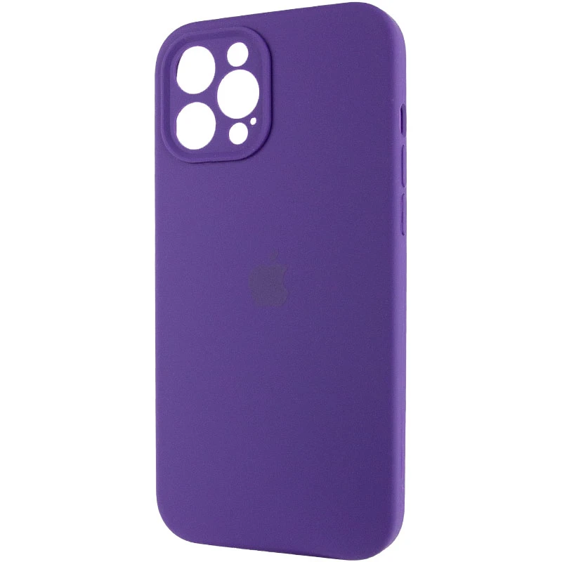 Чехол Silicone Case с защитой камеры для Apple iPhone 12 Pro (6.1") – Фиолетовый / Amethyst. Фото 4 из 7